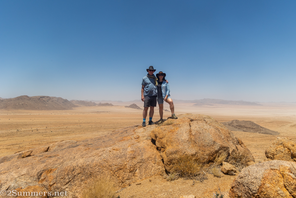Thorsten and Heather in Namibia