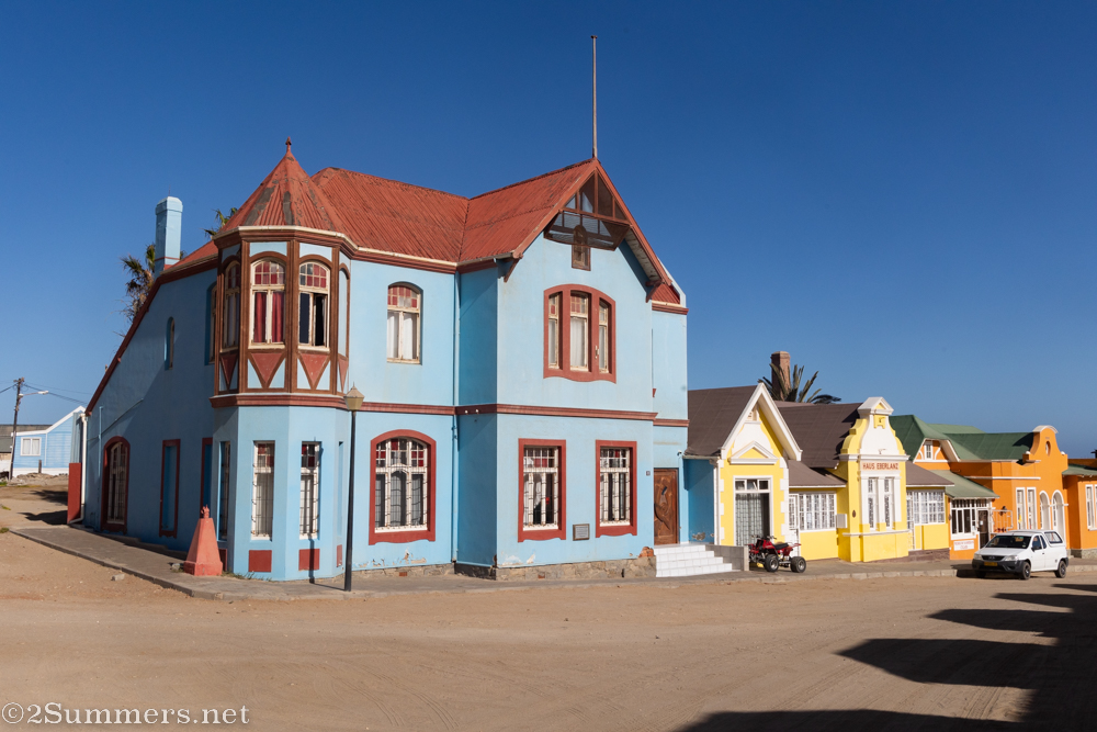 Colorful Luderitz street