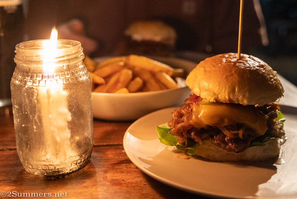 Burger from Bev’s Burgers