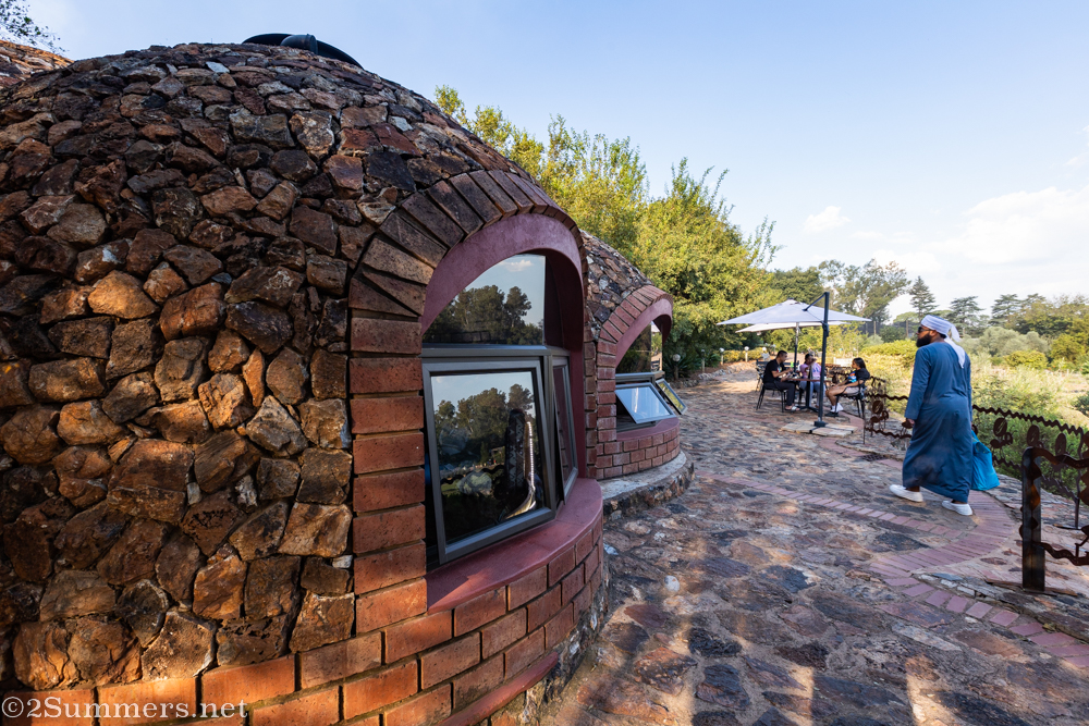 Outside the Tadinda restaurant