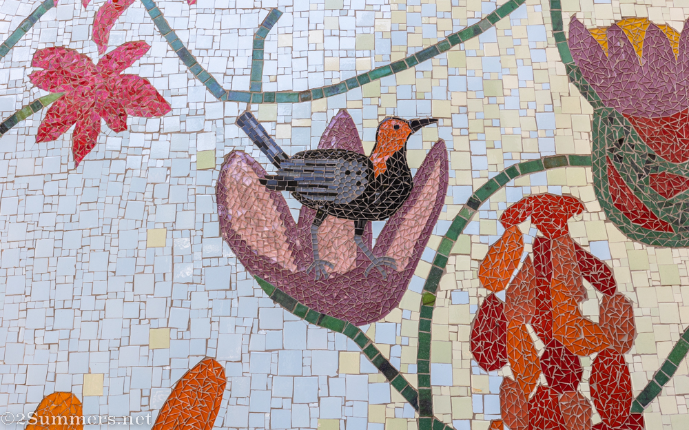 Bird in mosaic