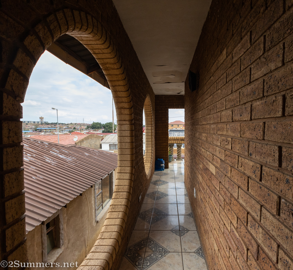 Balcony surrounding the Book Café