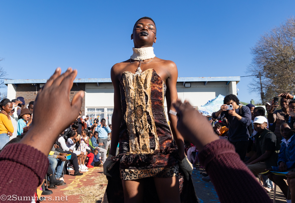 Wandile wearing Gavaza