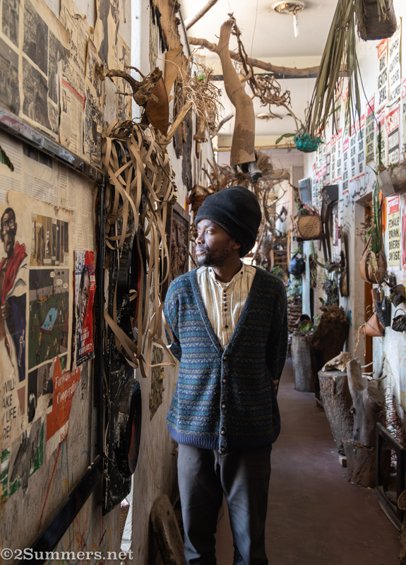 Kganyapa inside the Hall