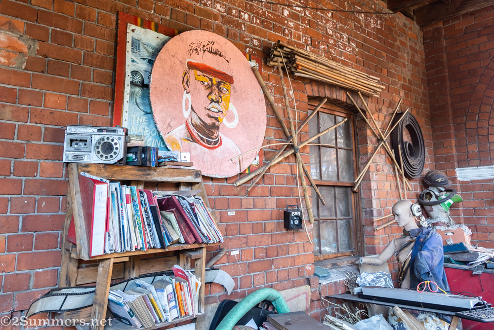 On the Drill Hall’s terrace