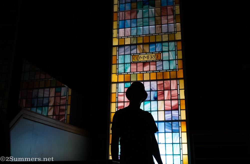 Stained glass windows in JSE