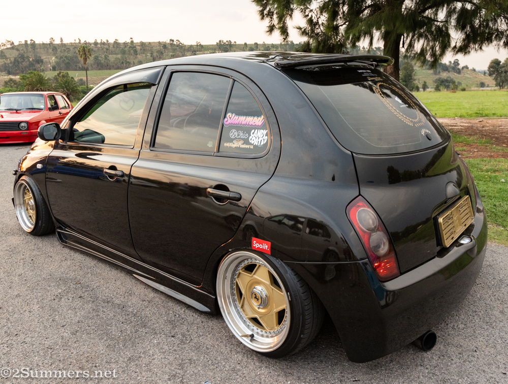 Fiat with amazing rims