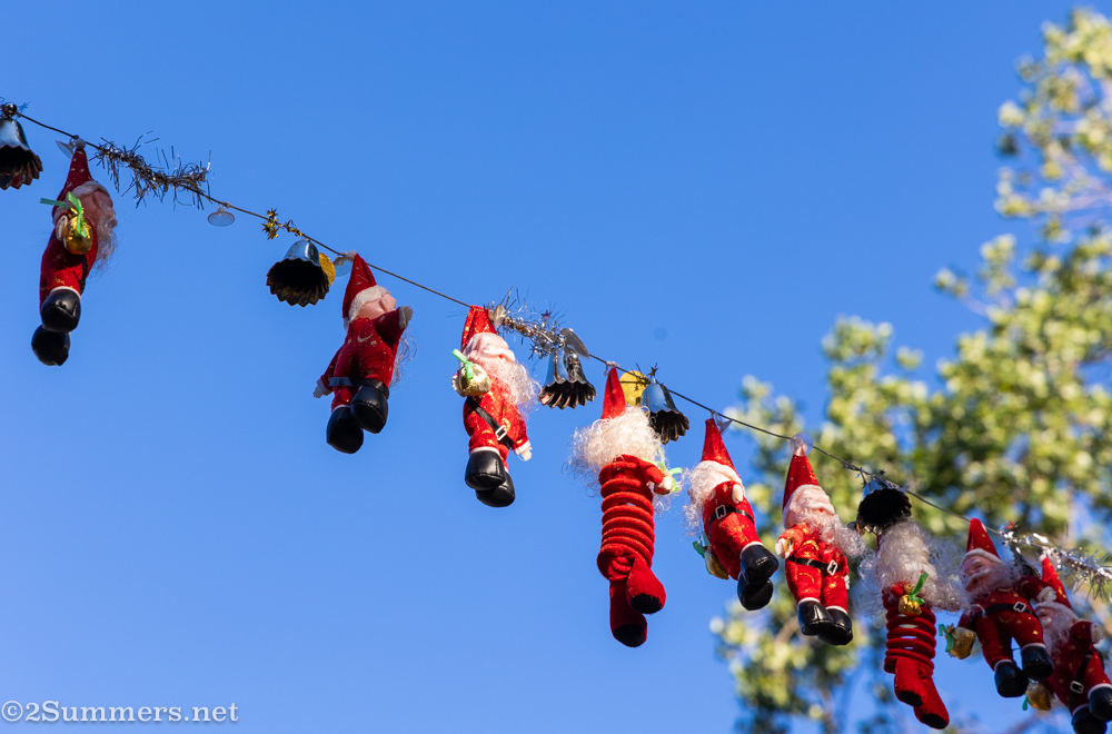 Strange Christmas Santa string