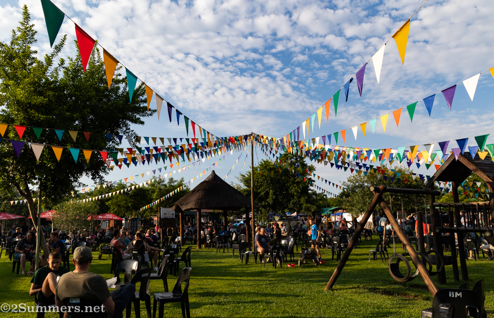 Early morning sky at the Pretoria Boeremark