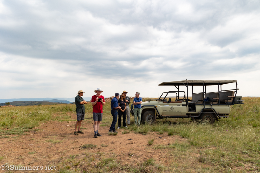 In the Cradle reserve on the Human Origins tour