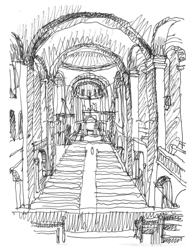 Sketch of St, Mary’s Cathedral