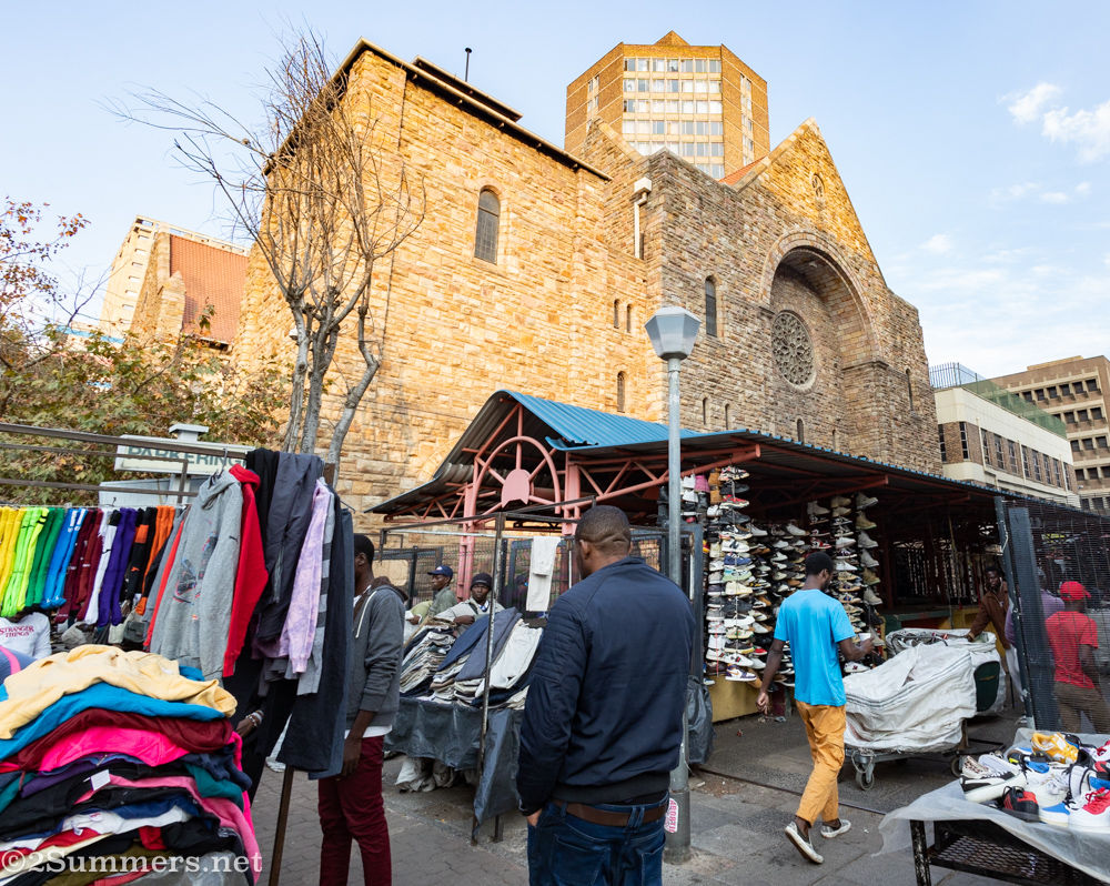 Outside St. Mary’s Cathedral
