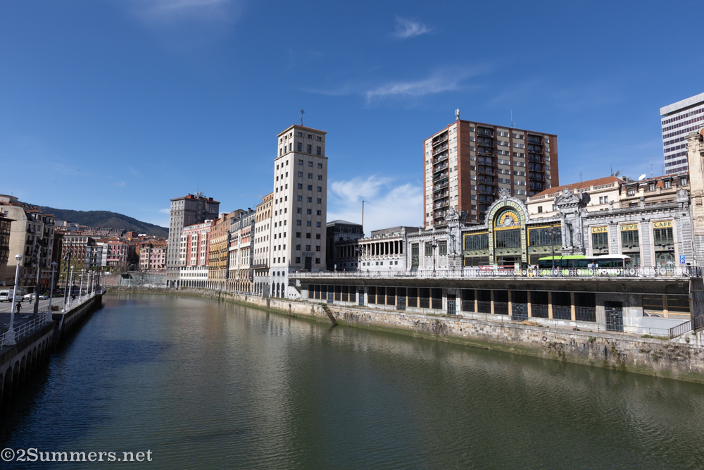 View along Bilbao’s river