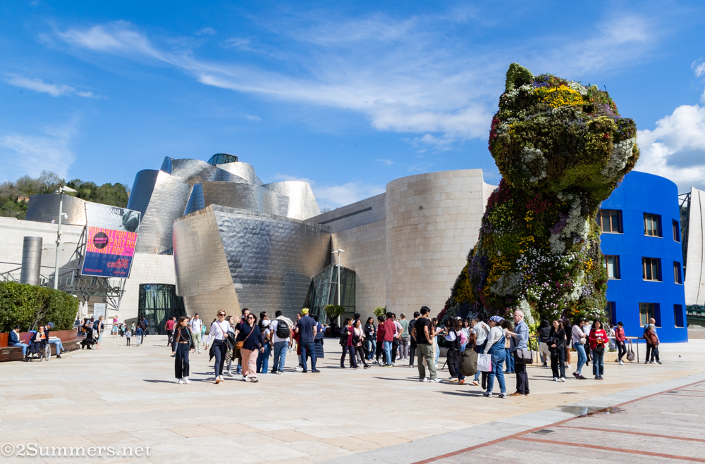 In front of the Guggenheim