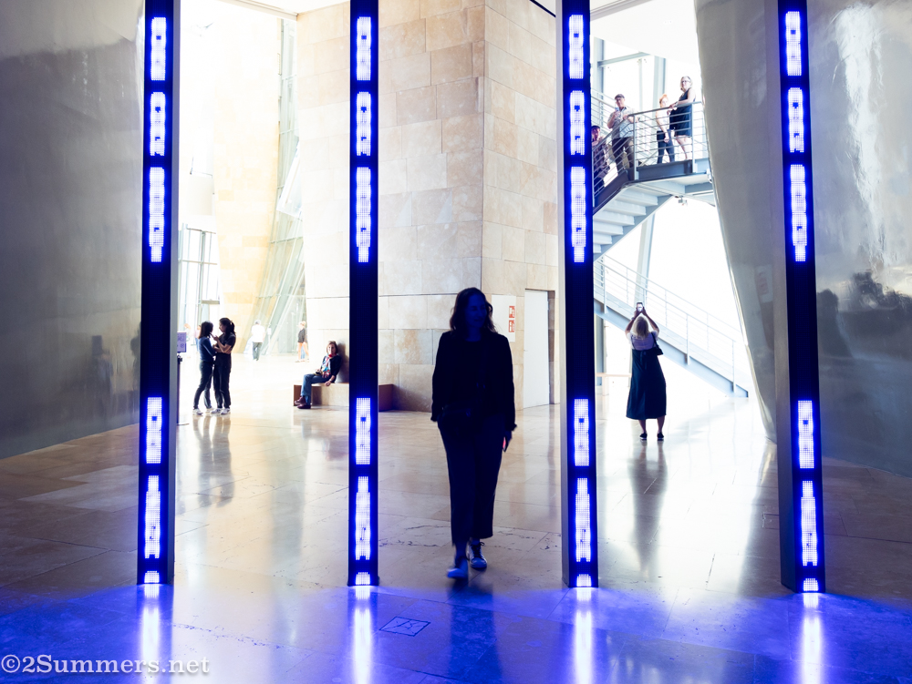 Michelle in the Guggenheim