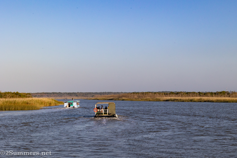 Boats on the St. Lucia Estuary