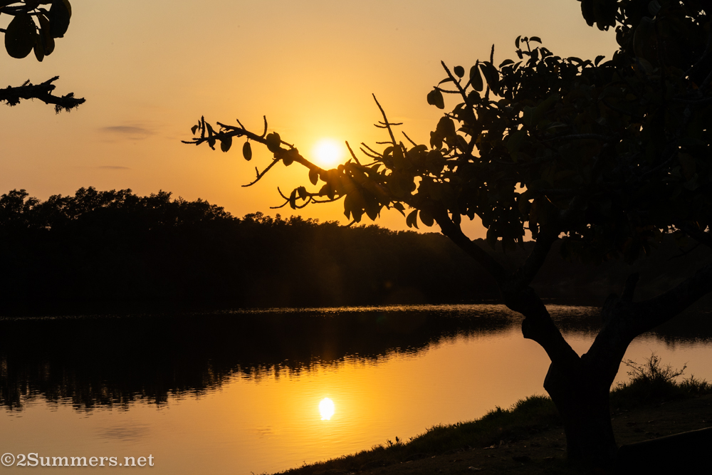 Sunrise at the lagoon
