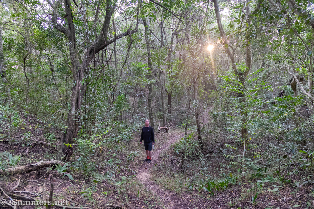 Thorsten in the forest at Mtunzini