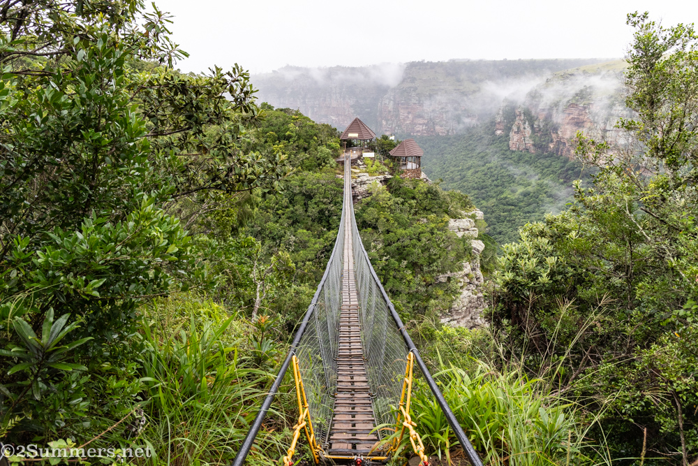 The Oribi Gorge suspension bridge