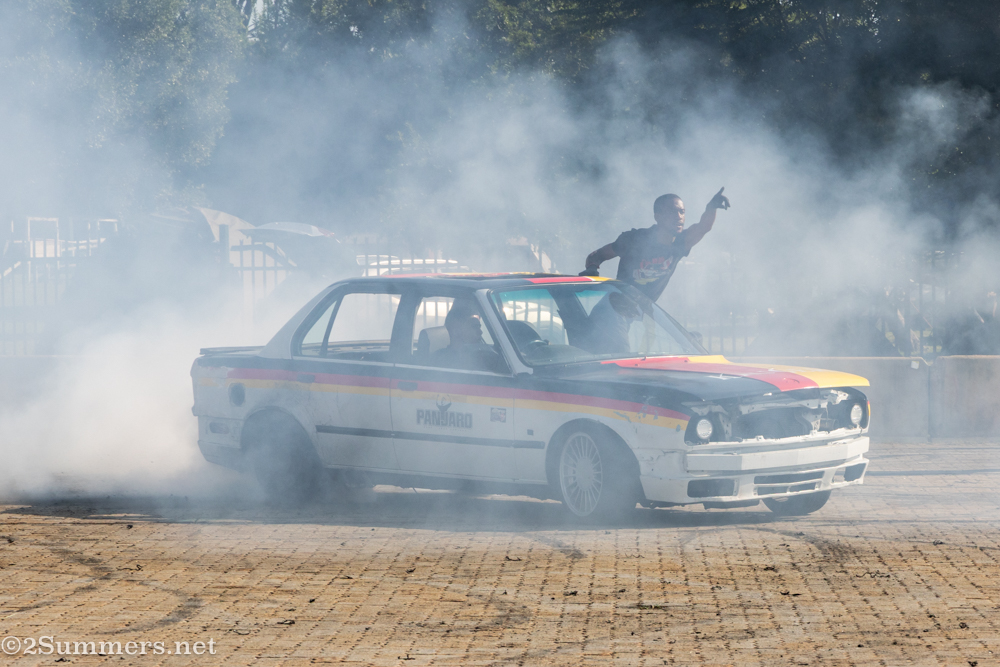 Panjaro the spinner competing in Spin Wars.