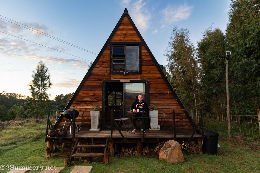 A-frame cabin in Underberg