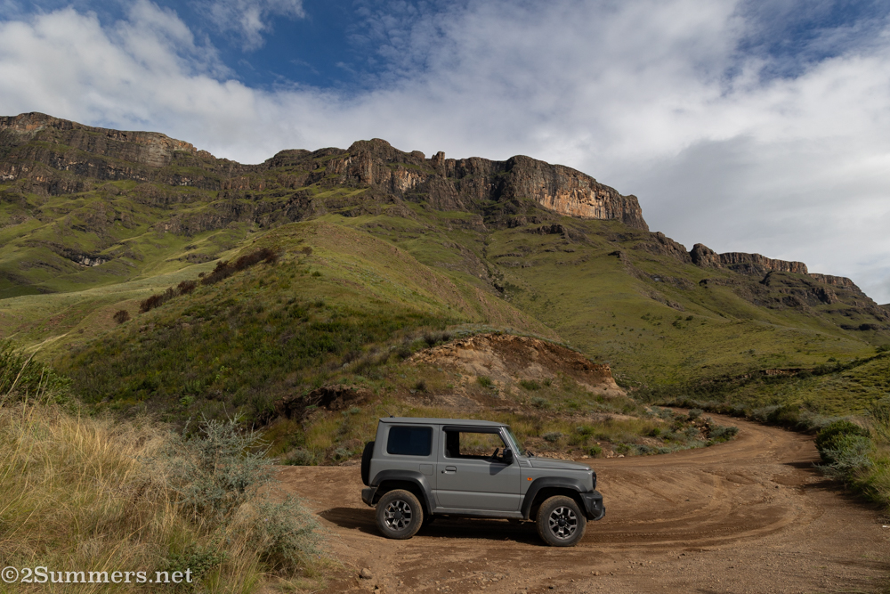 Greylene and mountains