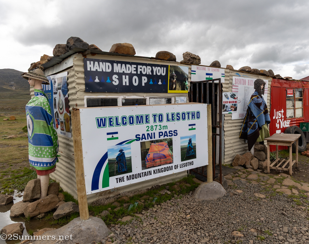 Basotho souvenir shop