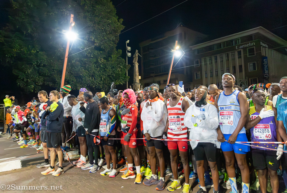 Runners at the starting line