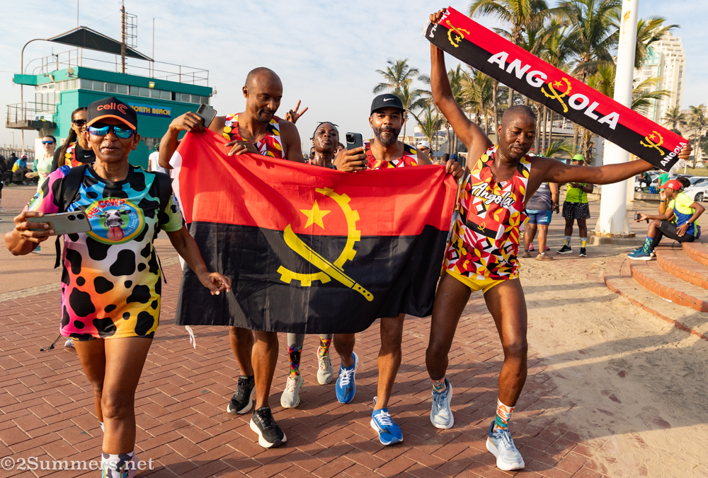 Runners from Angola