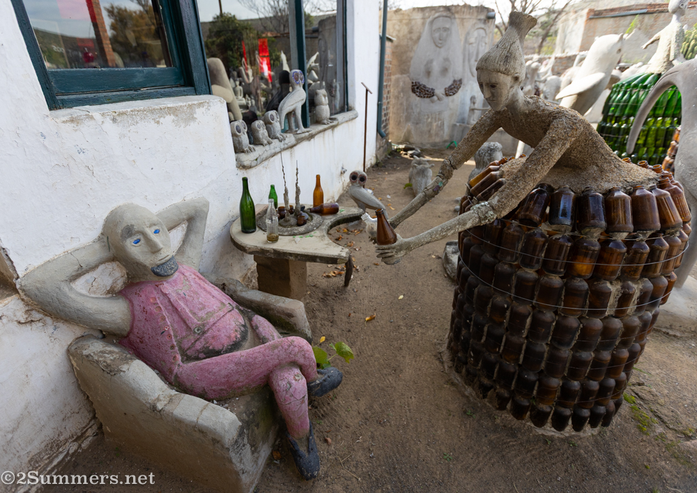 Debauchery Corner statues