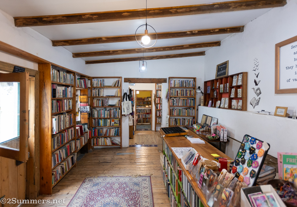 Inside bookshop in nieu-Bethesda