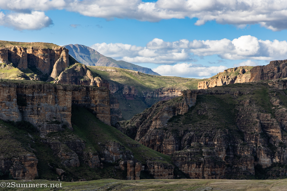 View next to the Senqu River in Lesotho