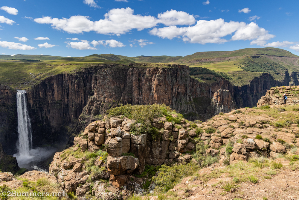 Thorsten sketching the falls