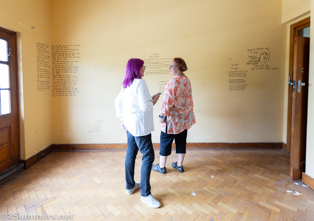 Gail and Fiver on Rose Road